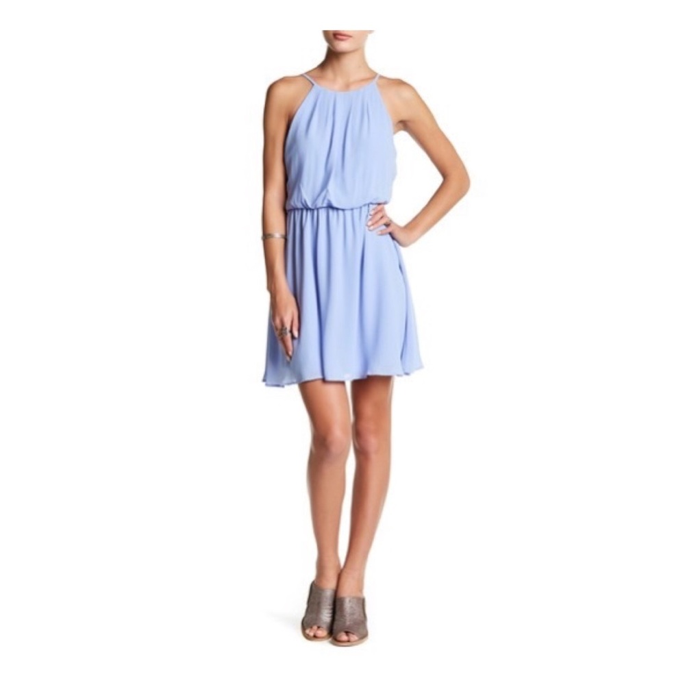 Lush Sleeveless Halter Dress